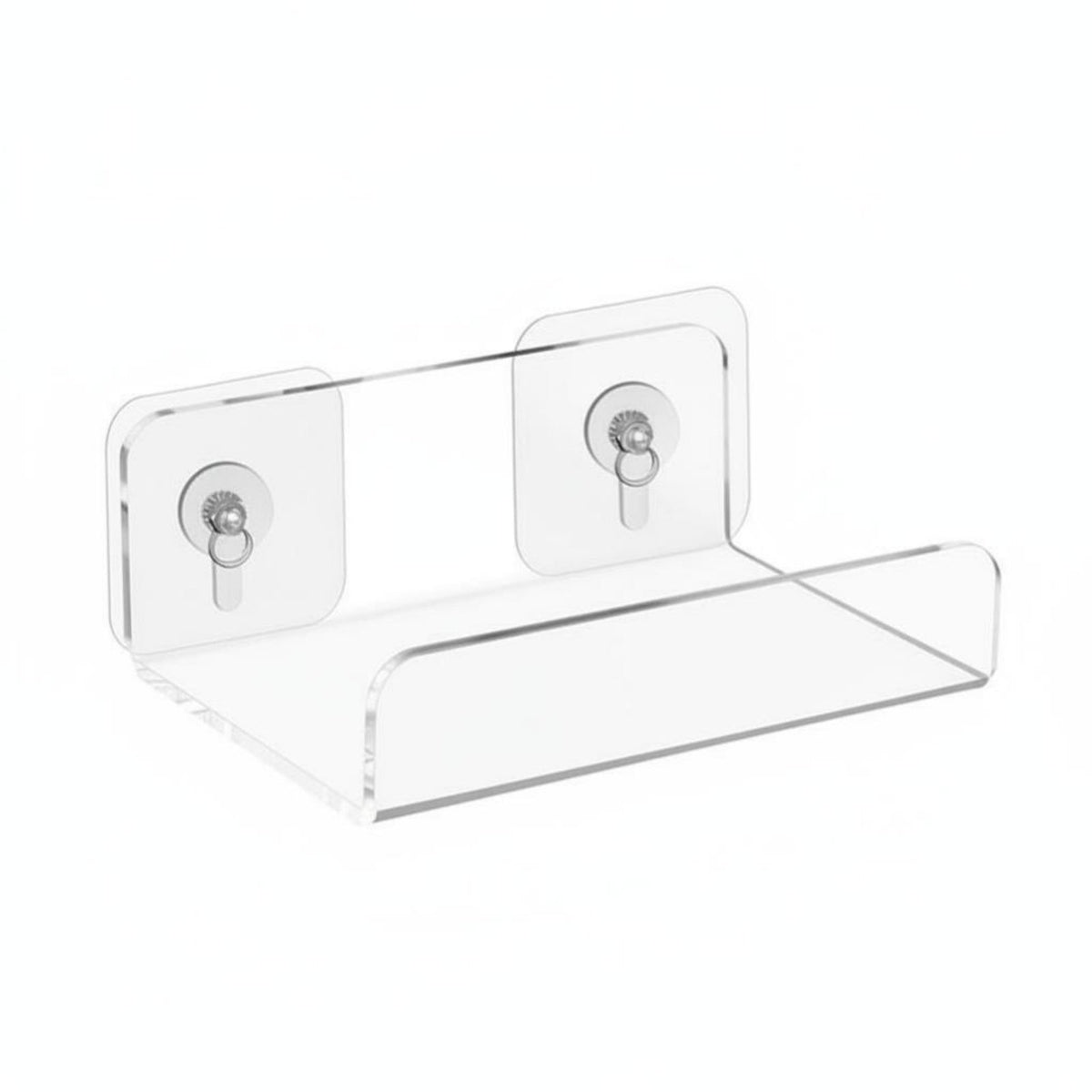 Clear Rack Invisible Design Transparent Suspending Shelf Areasaving