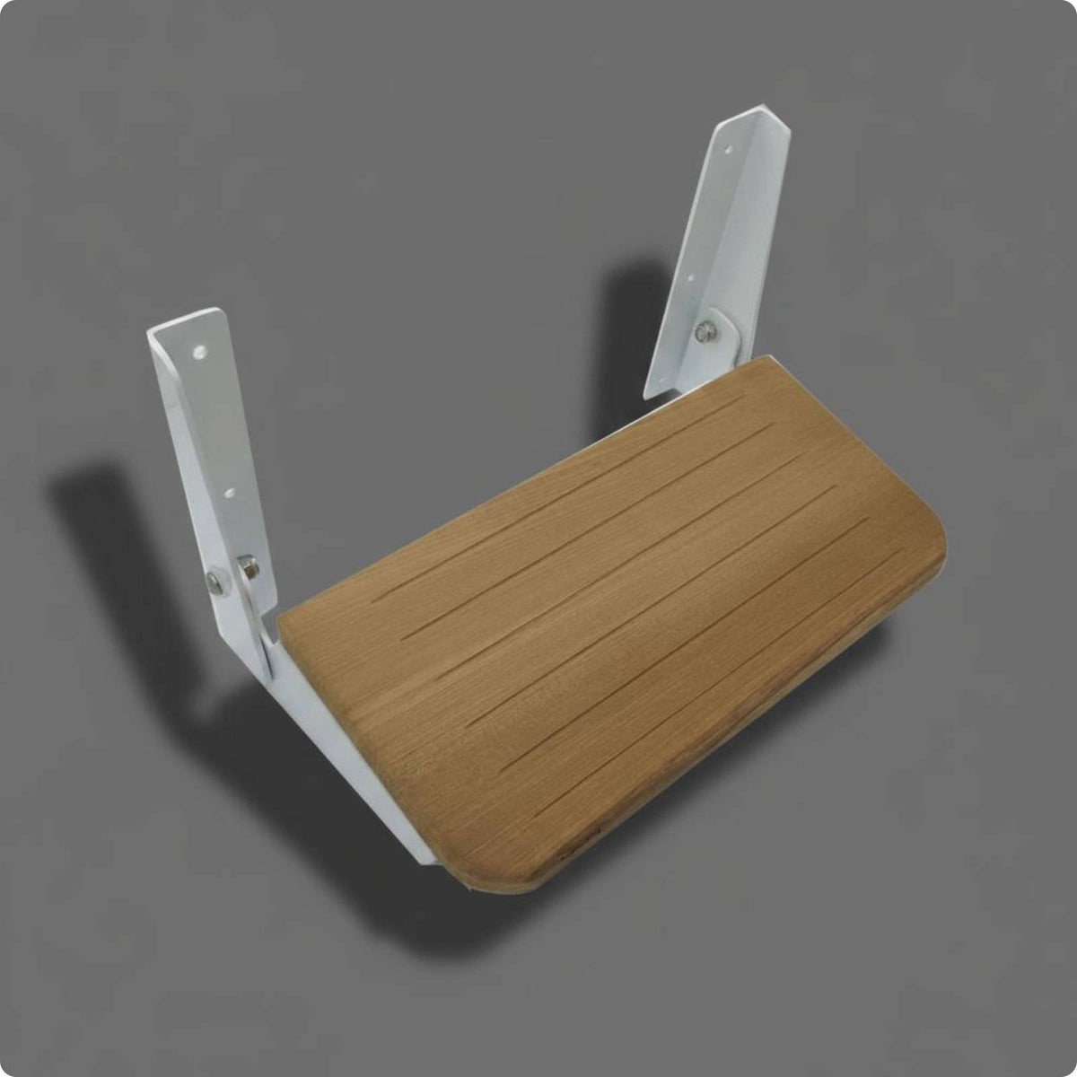 Foldable Teak Step Space Saving Watercraft Folding Easy Step to Stow for Yacht