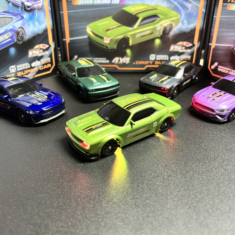1:43 Scale RC Drift Car, 2.4G, Full Proportional, Metal Chassis, Professional Racing Model