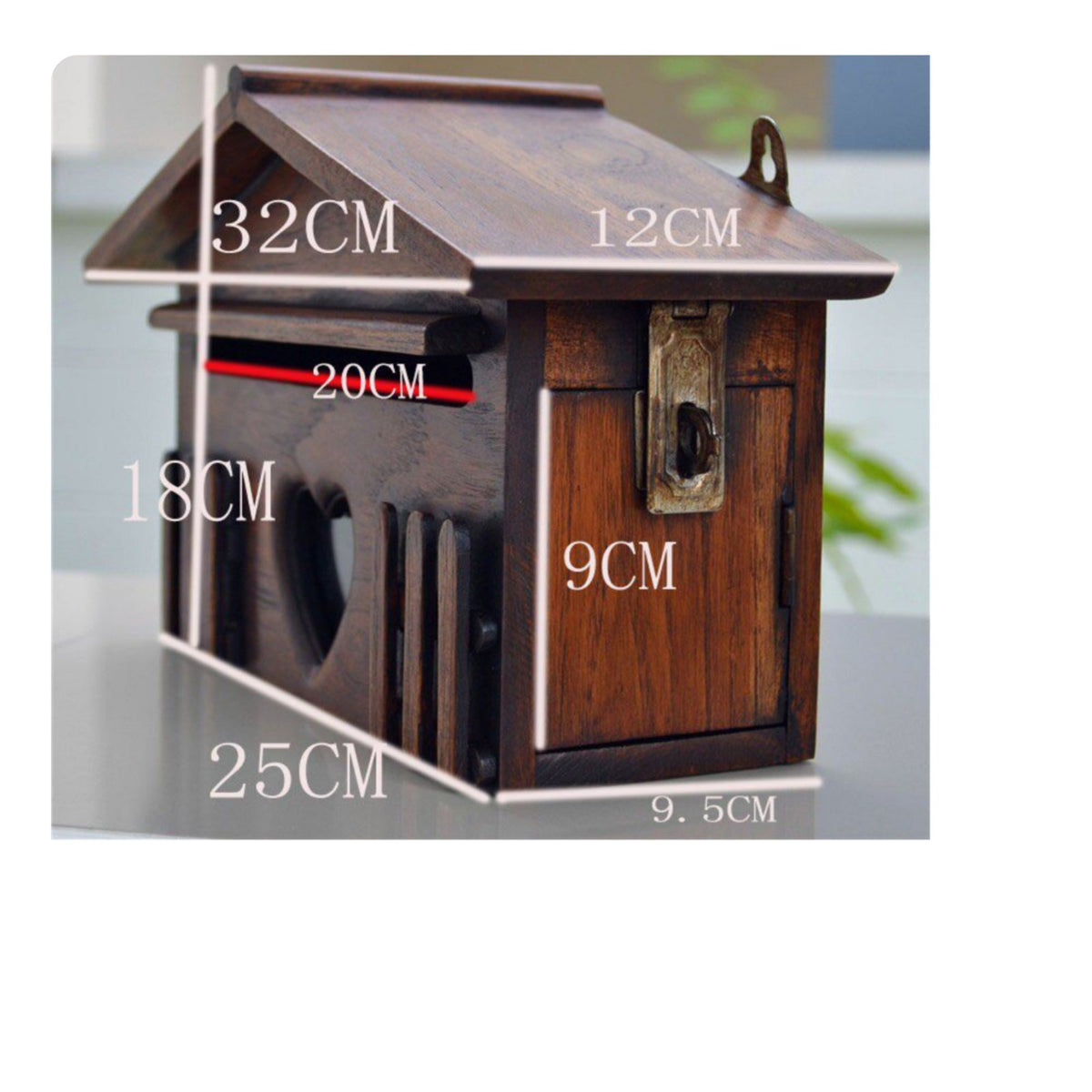 Wall Mount Mailbox Weather Resistant Decorative Mail Box Fully Assembled