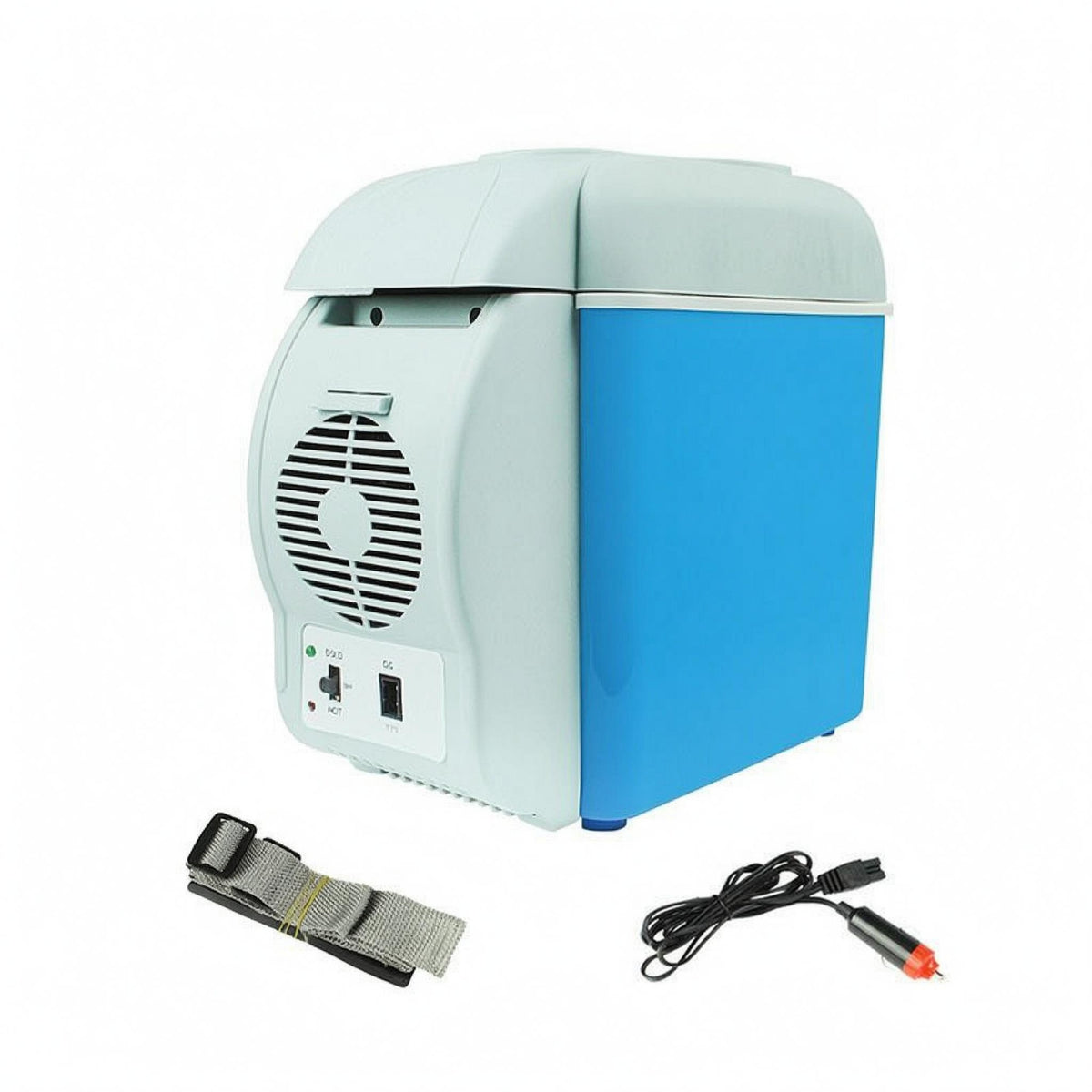 Dual Use Compact Car Refrigerator Control Panel Home Car Refrigerator Ventilation Grille Portable Fridge