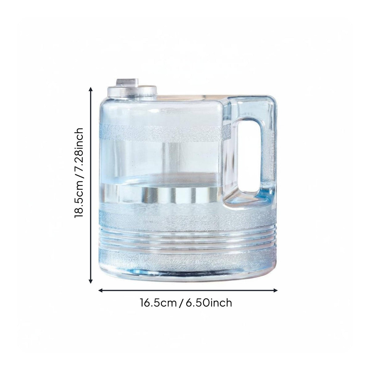 4 L Plastic Water Pail Sturdy Large Capacity Pail Heavy-Duty