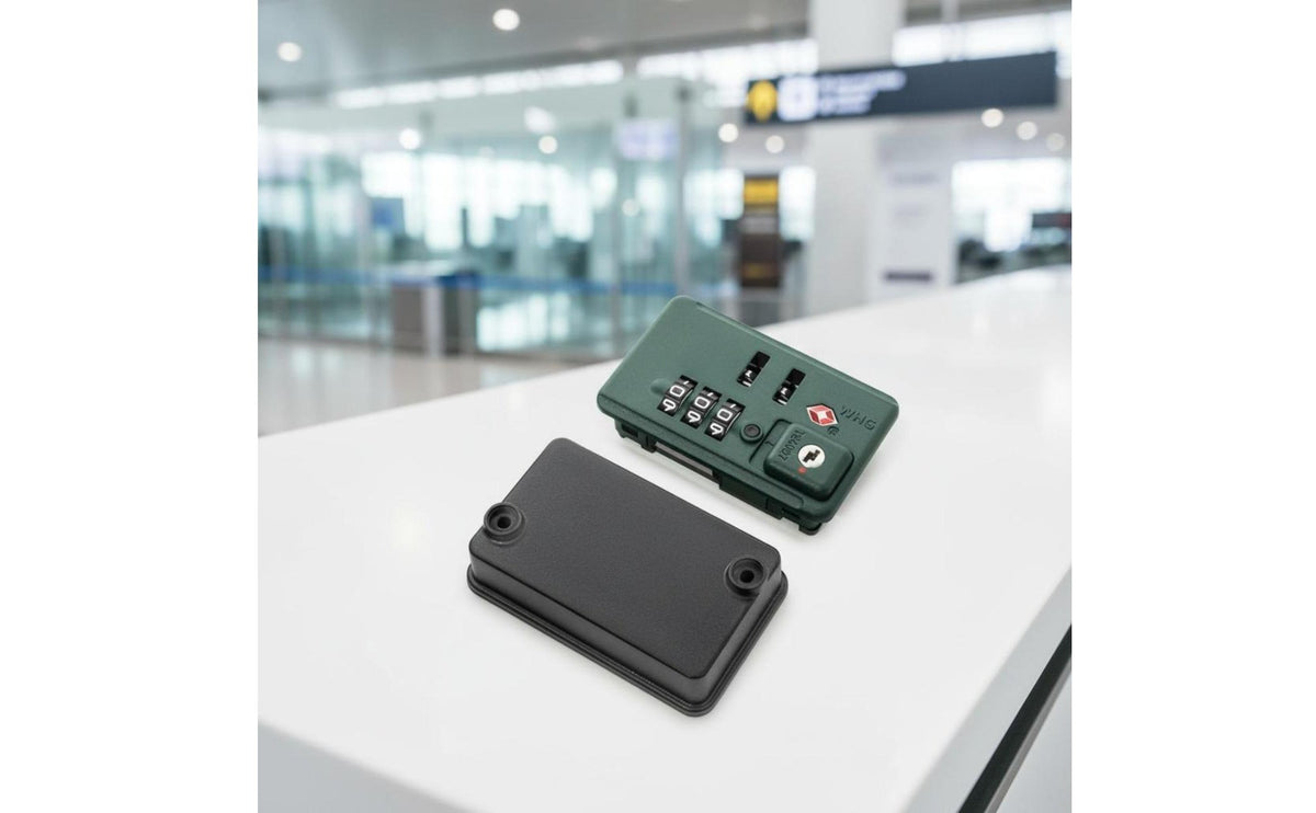 Keyless Convenience Airport Security Approved Combination Lock Clear-View Dials Dials Built-in Luggage Lock Inspection Indicator Travel Accessory for International Travelers