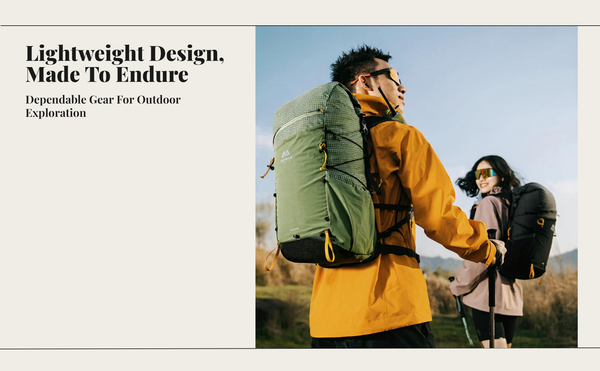 Lightweight foldable daypack for hiking and camping