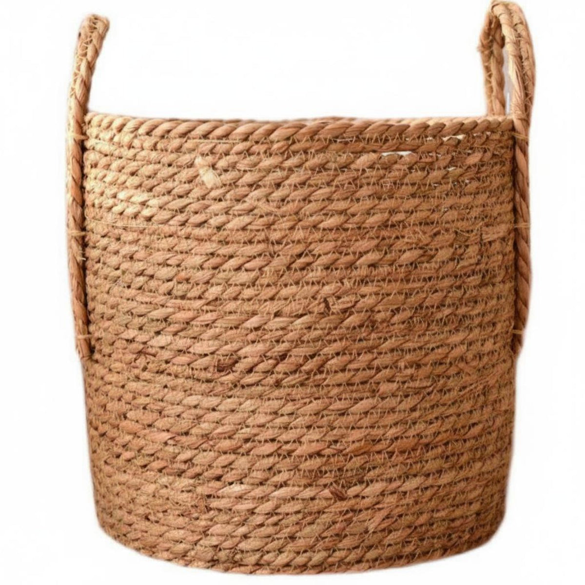 Woven Seagrass Planter Handmade Boho Decorative Basket Nordic Design for Balcony