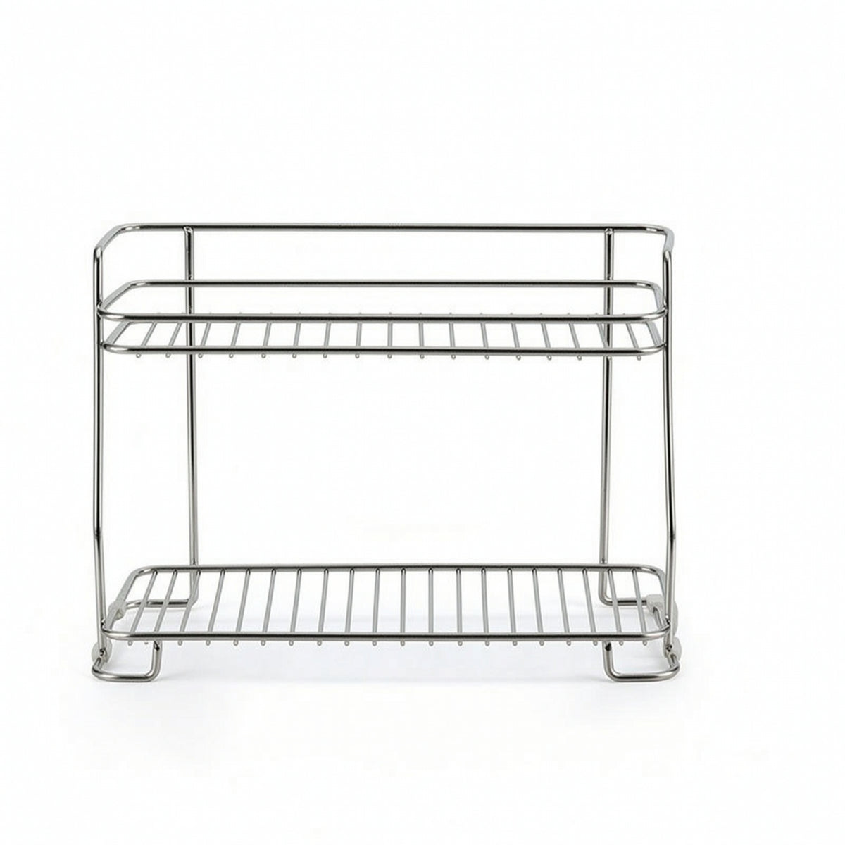 Desktop Storage Rack Compact Wire Shelving Rack Sturdy for Kitchen