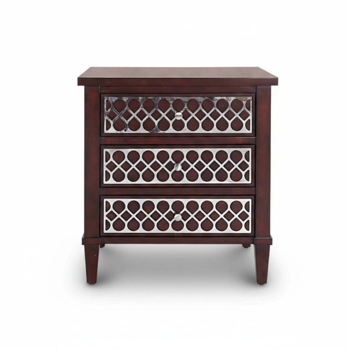 Single-Drawer Table with Shelf Chinese design Nightstand Multifunctional Easy to Clean for Homeowners, Renters, Hallway, Office