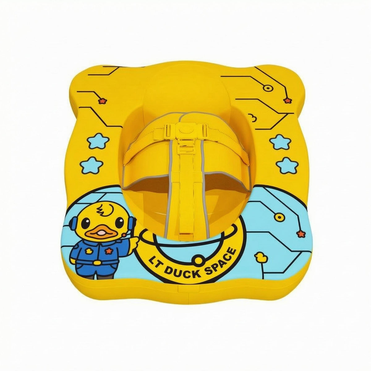 Baby Swim Buoyancy Aid Collar Space Theme Non-Inflatable Baby Buoyancy Aid Duck