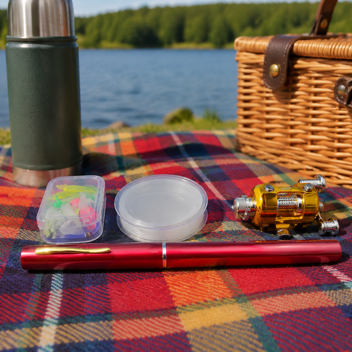 fishing rod and reel set