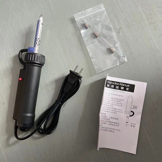 电动真空吸锡枪680吸锡器强力拆焊泵30W拆除锡电子工具 美规