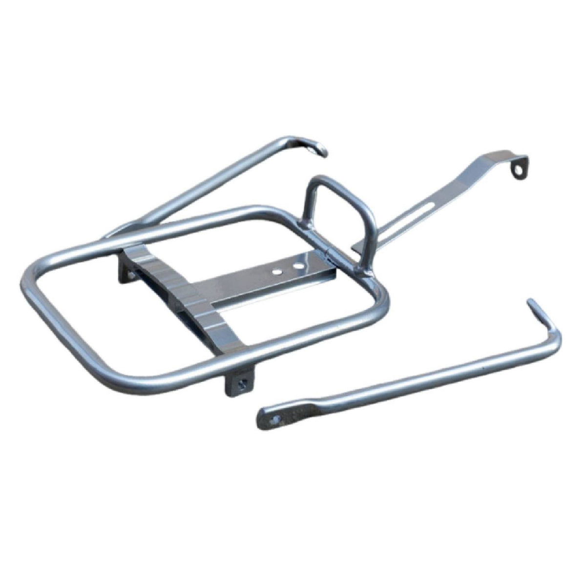 Cylindrical Folding Bike Front Rack Lightweight Front Carrier Rack 15kg Capacity Long-Lasting for City Commuting