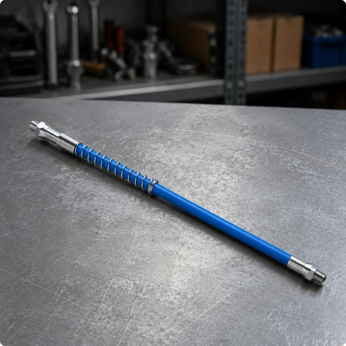 Pressure Infusion Nozzle Metal Body Outdoor Cleaning Tool Slim Cylindrical