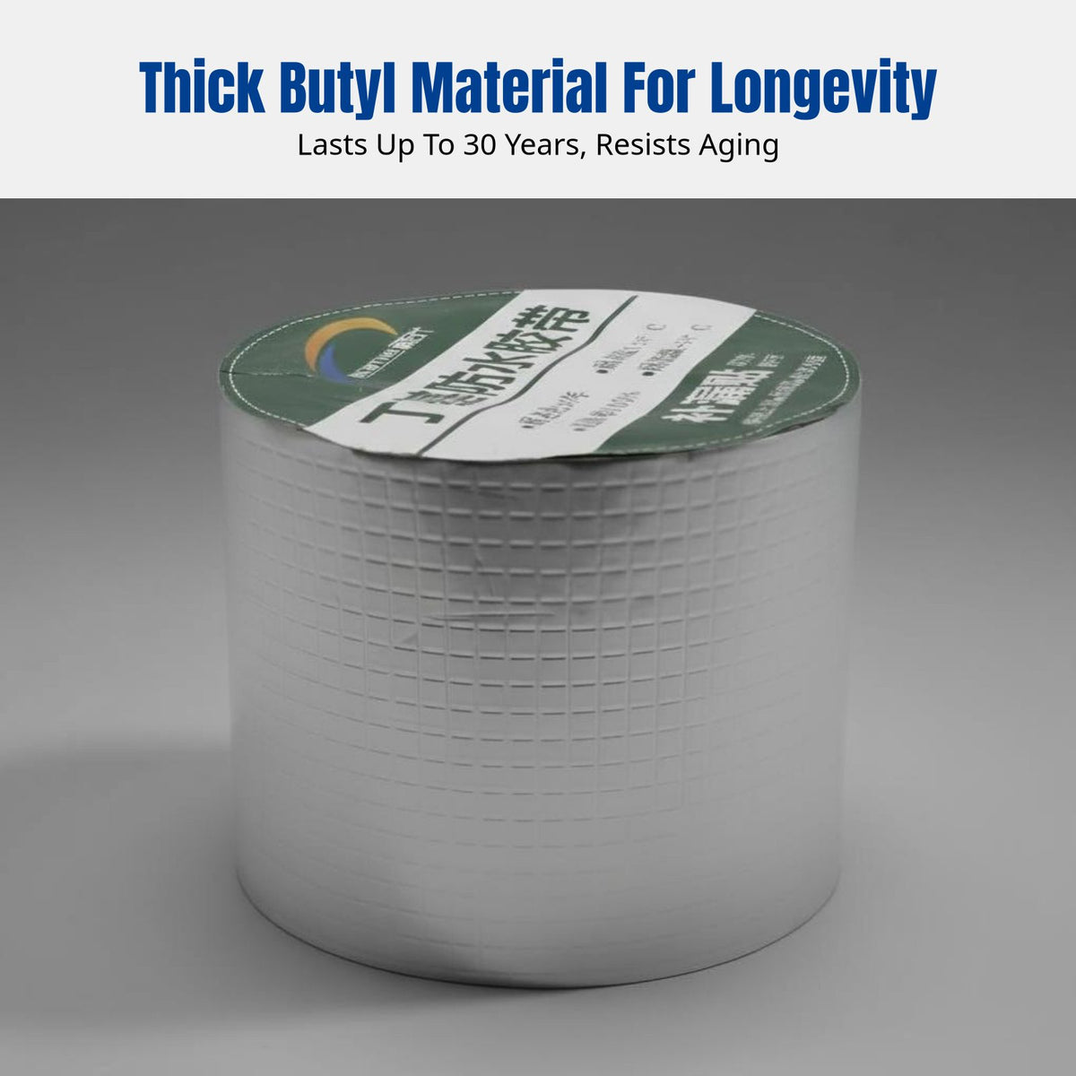 Waterproof Butyl Tape, High Viscosity, Ceiling Leak Repair, Metal Sheet Bonding