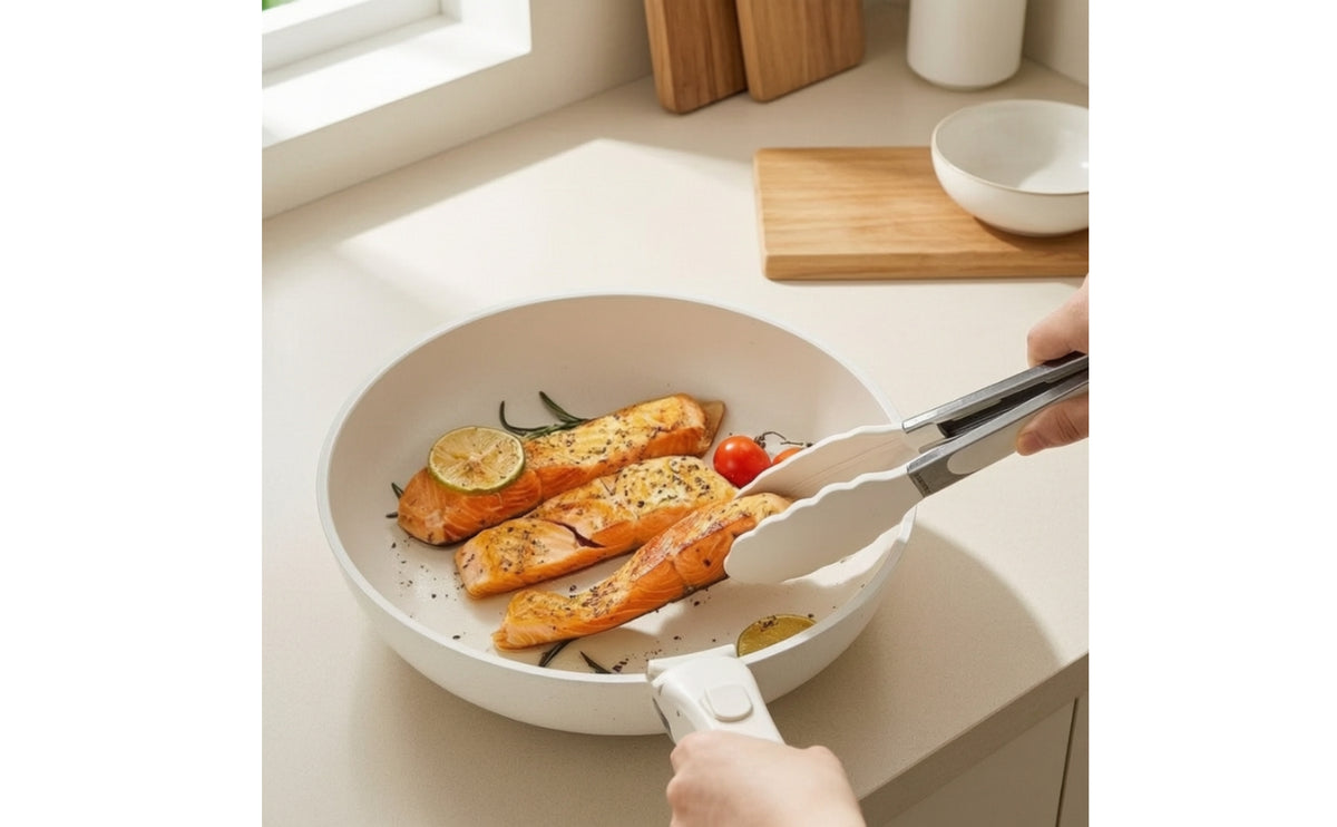 5 Pieces PFOA Free Pots and Pans Set with Detachable Handle Nonstick Pots and Pans Set with Removable Handle Compact Easy to Clean for Rv