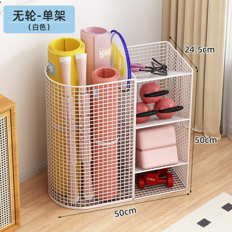White / Wo Wheel Single Rack