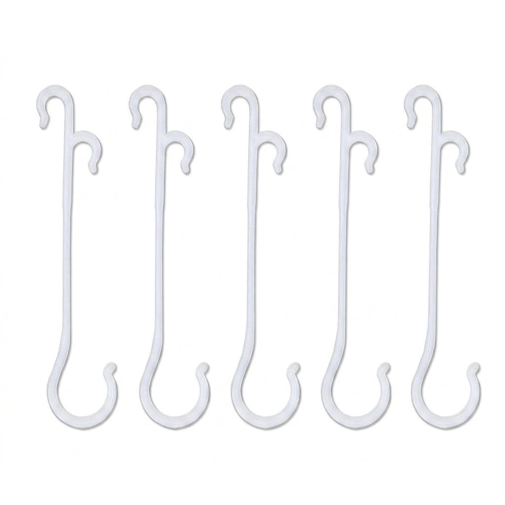 Plant Support for Climbing Plants and Tomato Plant Growth, 60 Pack Garden Hooks polypropylene Plant Clips, Sturdy Garden Plant Support Clips