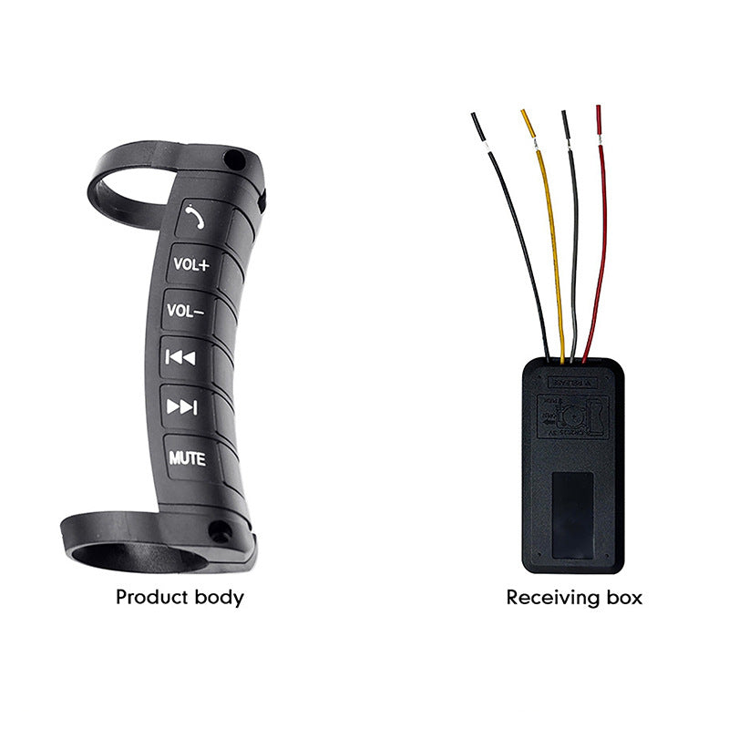 Universal Single-Side Wireless Multifunctional Steering Wheel Remote Control for DVD Navigation with Bluetooth