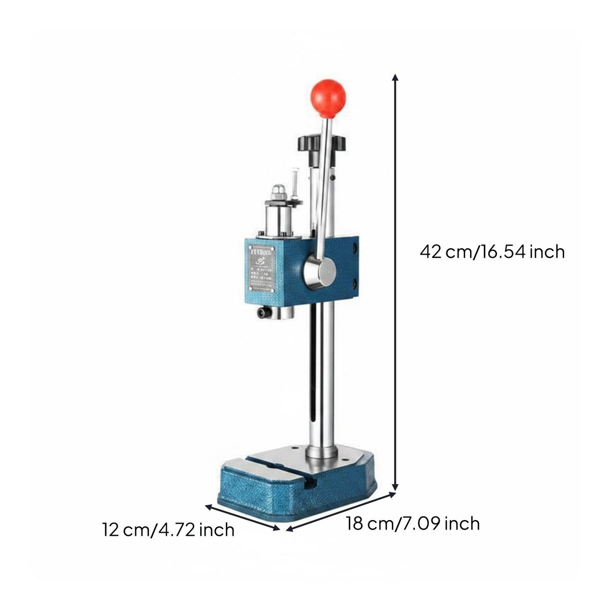 Manual Punch Press Compact Precision Press Easy Operation for Craft Makers