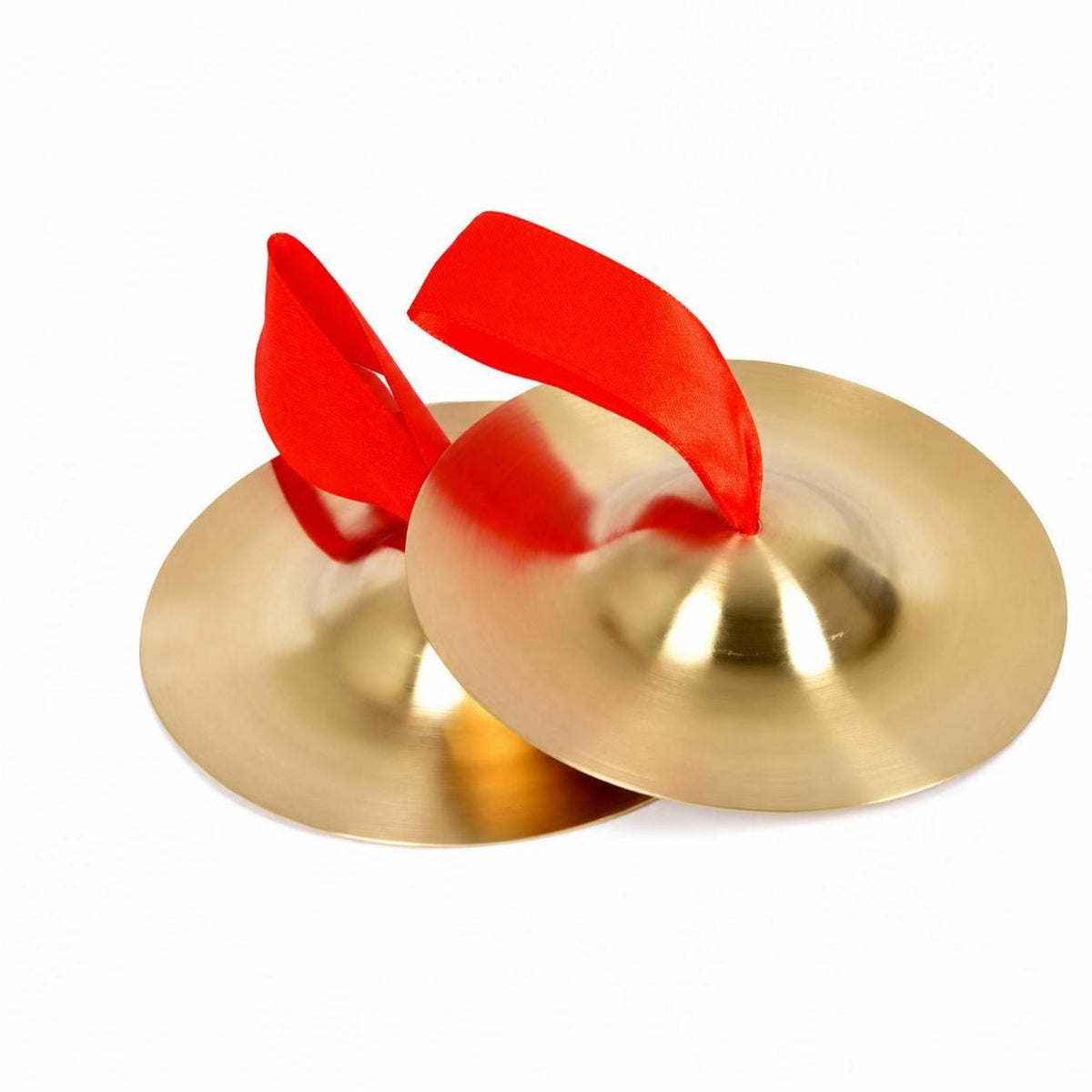 Raised Center Children's Hand Cymbals Round Educational Rhythm Cymbals Clear Bright Sound Matched Cymbal Pair Music Education for Students