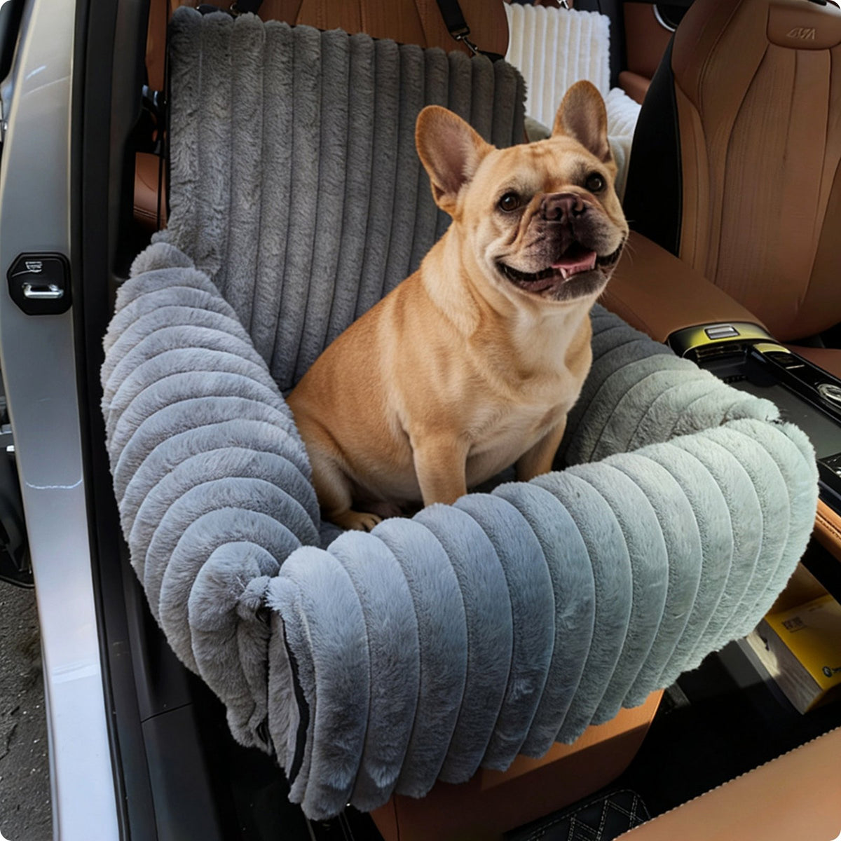 Dog Car Seat Comfortable Car Travel Carrier Bed Easy to Clean for Dogs