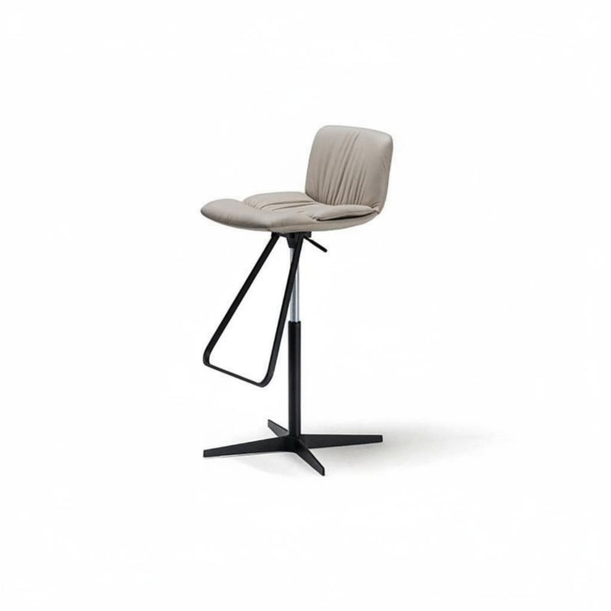 Adjustable High Stool with Backrest Modern Design for Pub, Kitchen, Homeowners