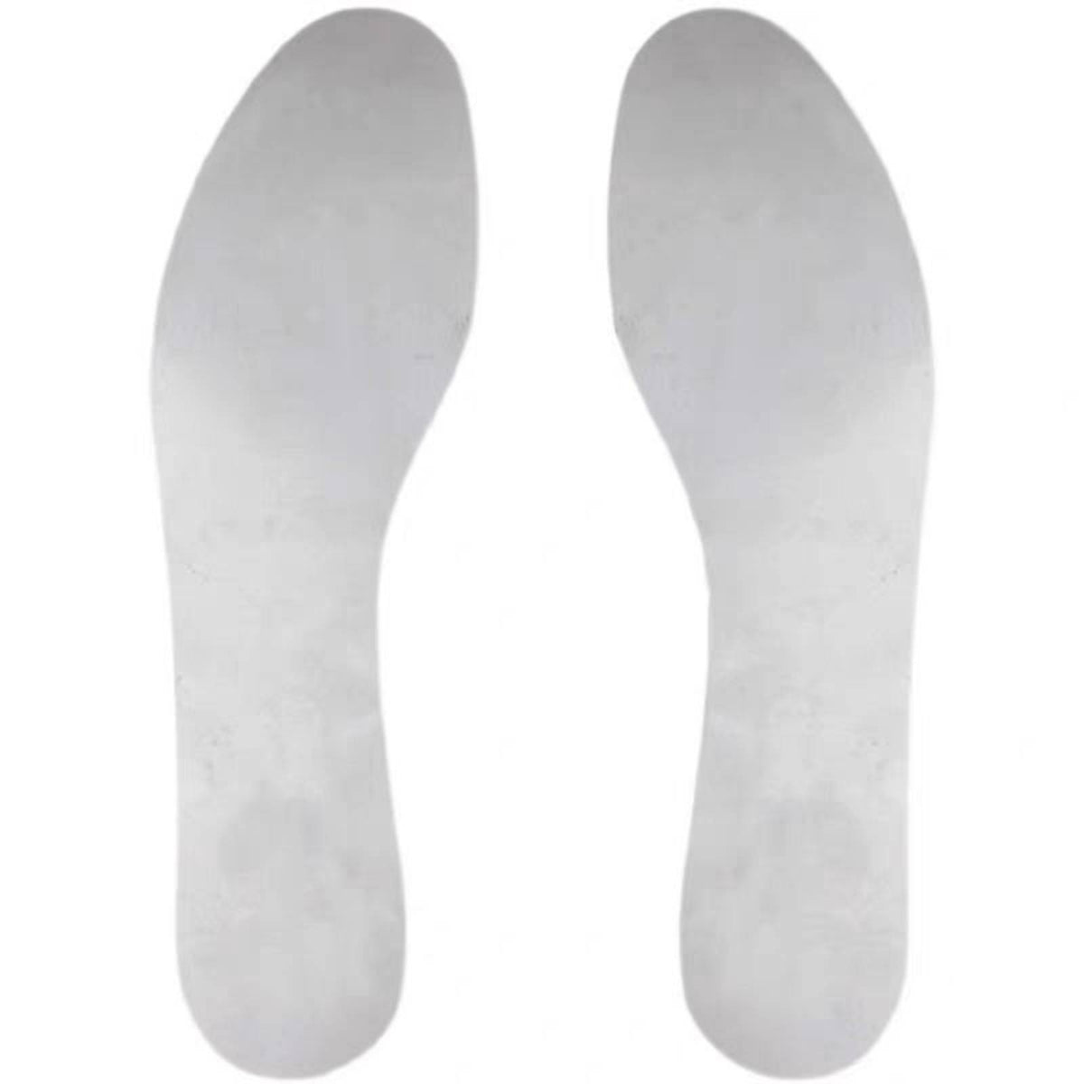 Stainless Steel Insole Long-Lasting Puncture-Resistant Insole Steel Shoe Insert Non Deforming Foot Protection Light Gray