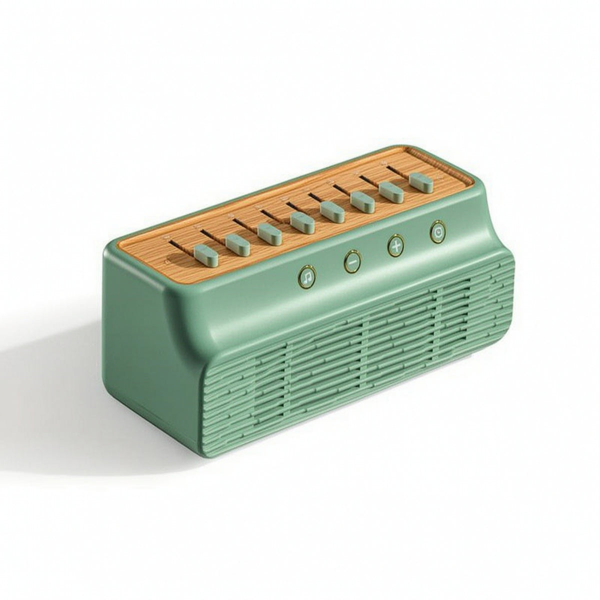 Noise Machine with Timer Compact Sound Machine with Retro Electronics for Office Workers, Light Sleepers, Desk, Bedroom, Nightstand