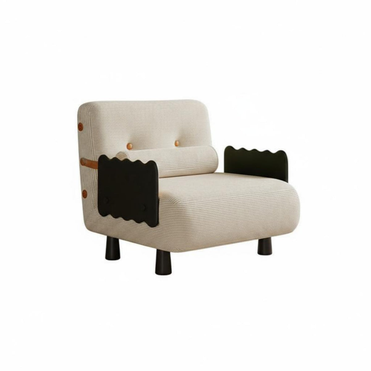 two-functionUse Single Pull-extendable Armchair Bed Space-Saving Pull-extendable Sleeper Armchair Natural Wood Aesthetic transformable Furniture Sturdy Frame for Apartment Dwellers, Students, Homeowners, Living Room, Small Spaces, Bedroom, Office