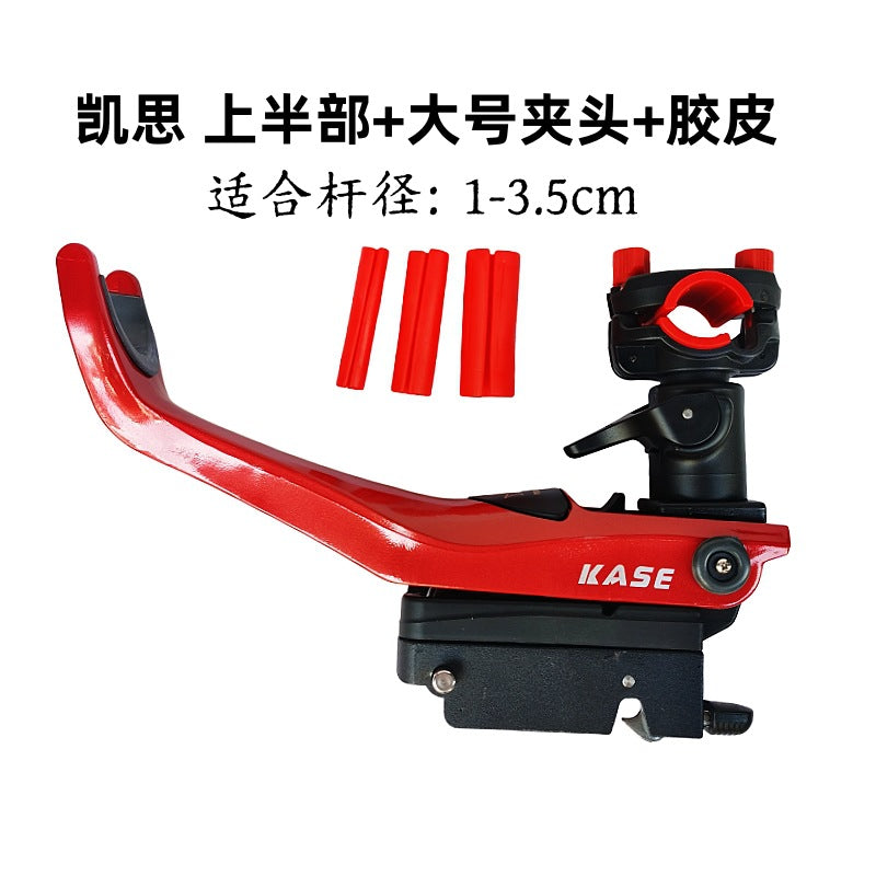 Kase New Boat Fishing Rod Holder with Aluminum Base and Nylon Clamp