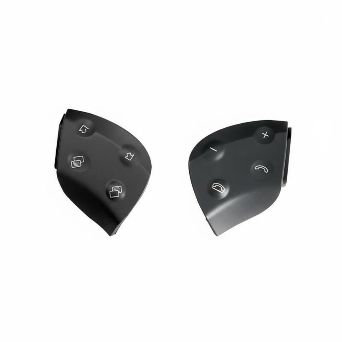 Steering Wheel Button Cover Set Easy to Install Multifunction Steering Wheel Switch Cap OE-Like Design Automotive Interior Part for Auto Maintenance
