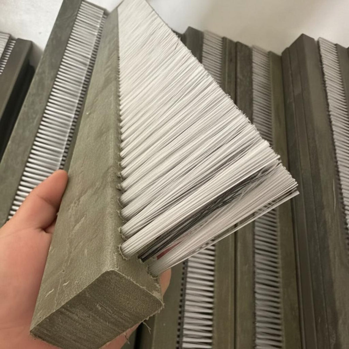 Commercial Strip Brush for Particle Removal, Heavy Duty