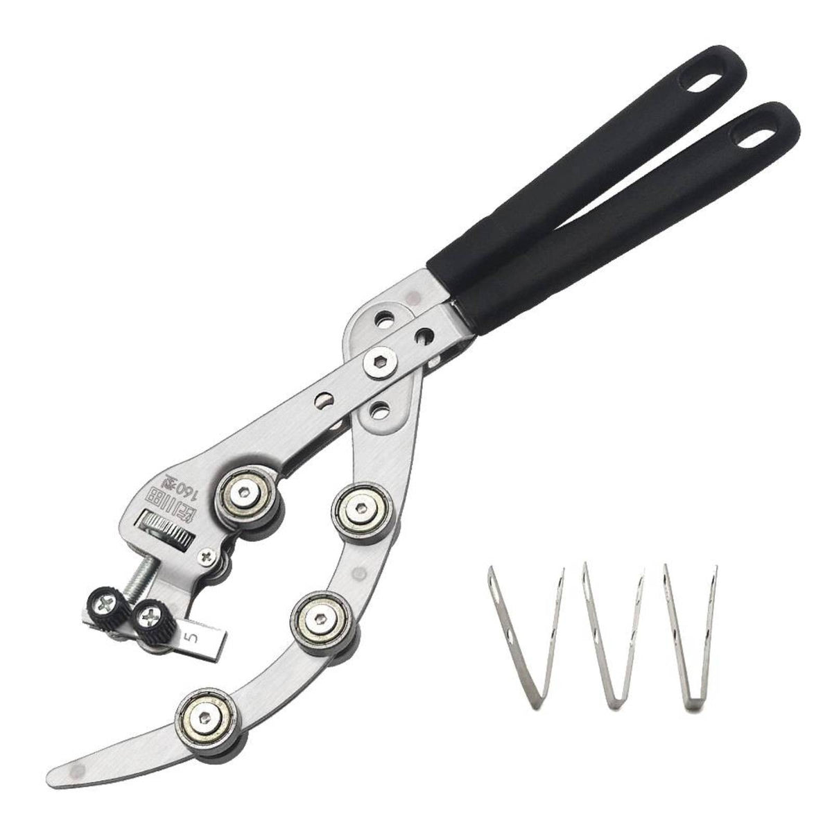Stainless Steel Orchard Girdling Tool Handheld Adjustable Girdling Cutter Manual Circular Cutting Tool Lever-Action for Orchardists, Gardeners, Arborists, Garden, Grafting, Pruning