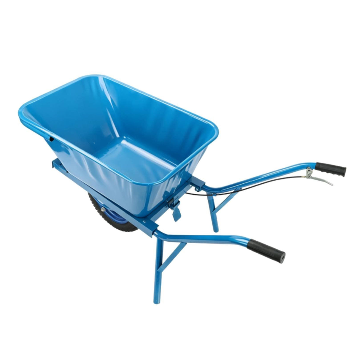 Wheelbarrow High Capacity Single Wheel Wheelbarrow Utility Cart for Farmers, Workers, Farm, Orchard