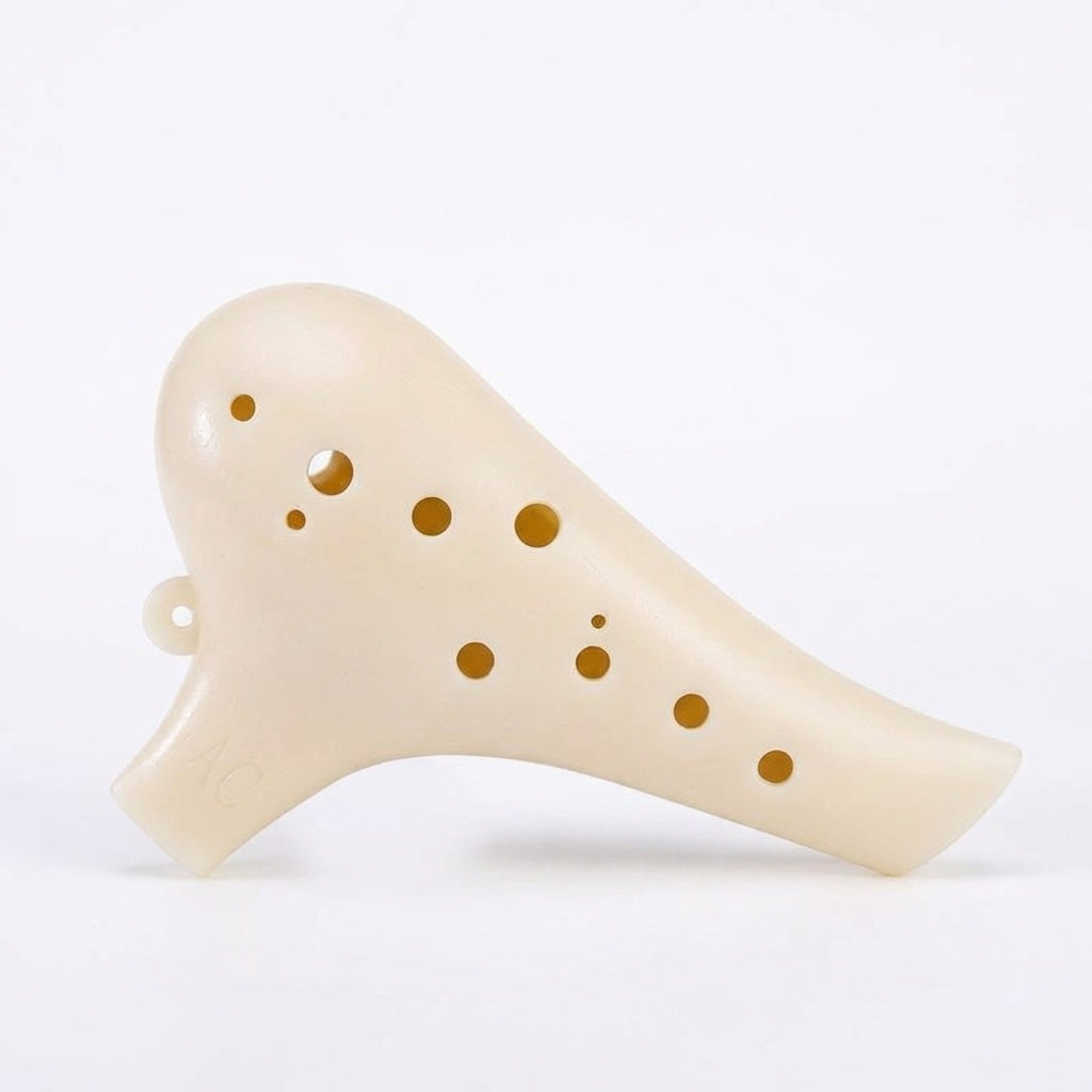 12 Hole Alto, Beginner Ocarina Alto C with Music Score, Ocarina Alto C Gift for Music Lovers, Scratch Resistant Alto Ocarina