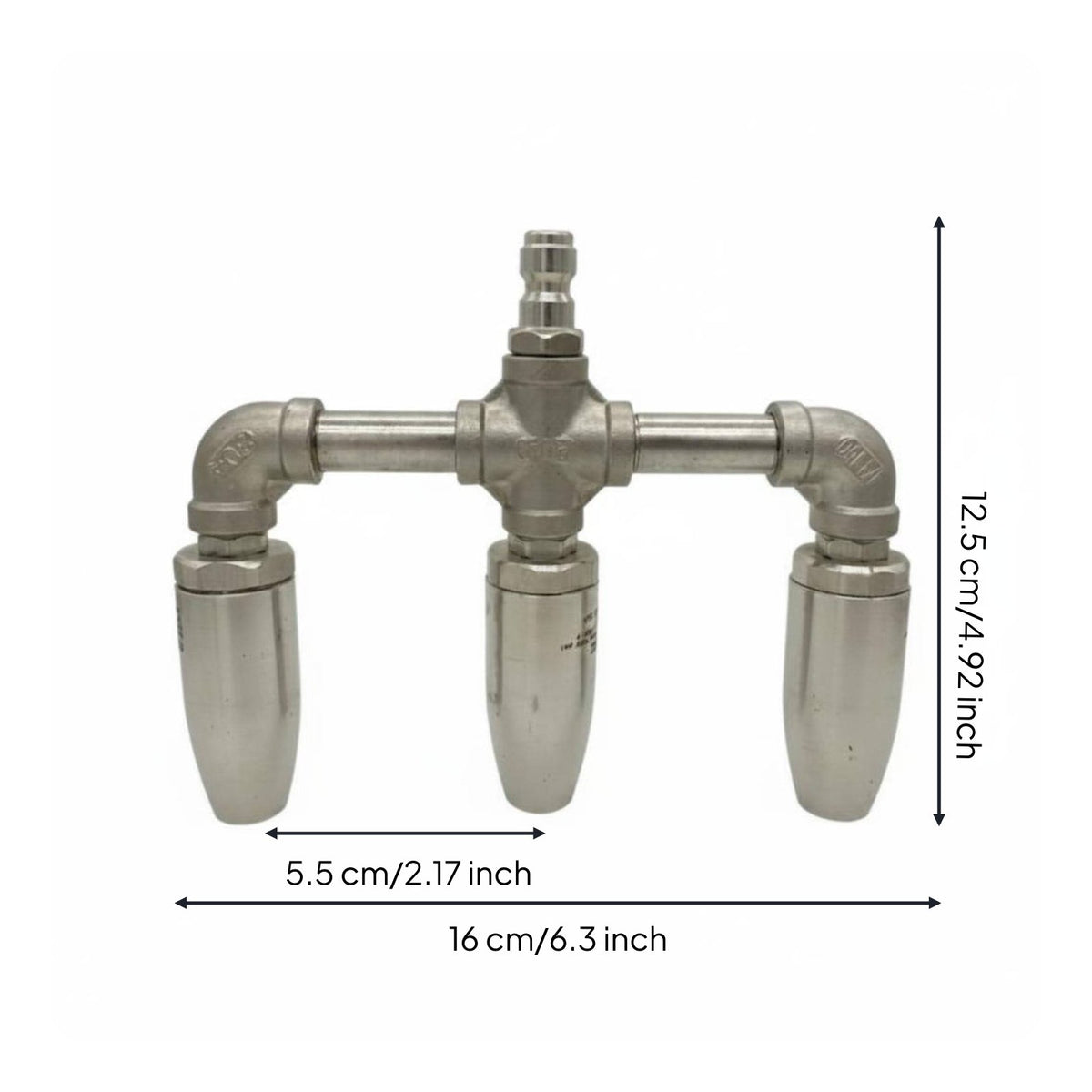304 Stainless Steel Spray Nozzle High Pressure for Garden Watering