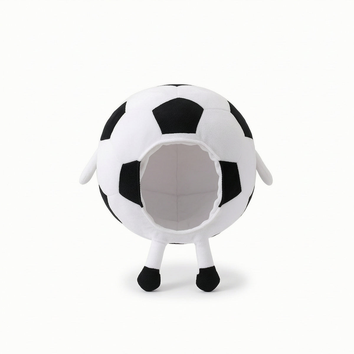 Soft Football Head Mask Biodegradable Soccer Ball Mask Easy to Wear Costume Prop Extremely Realistic Realistic for Photo Shoots
