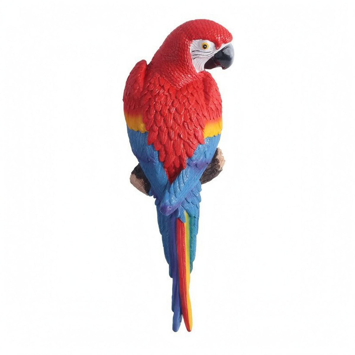 Parrot Wall Sculpture Long Tail Parrot Wall Decor Easy to Hang for Living Room