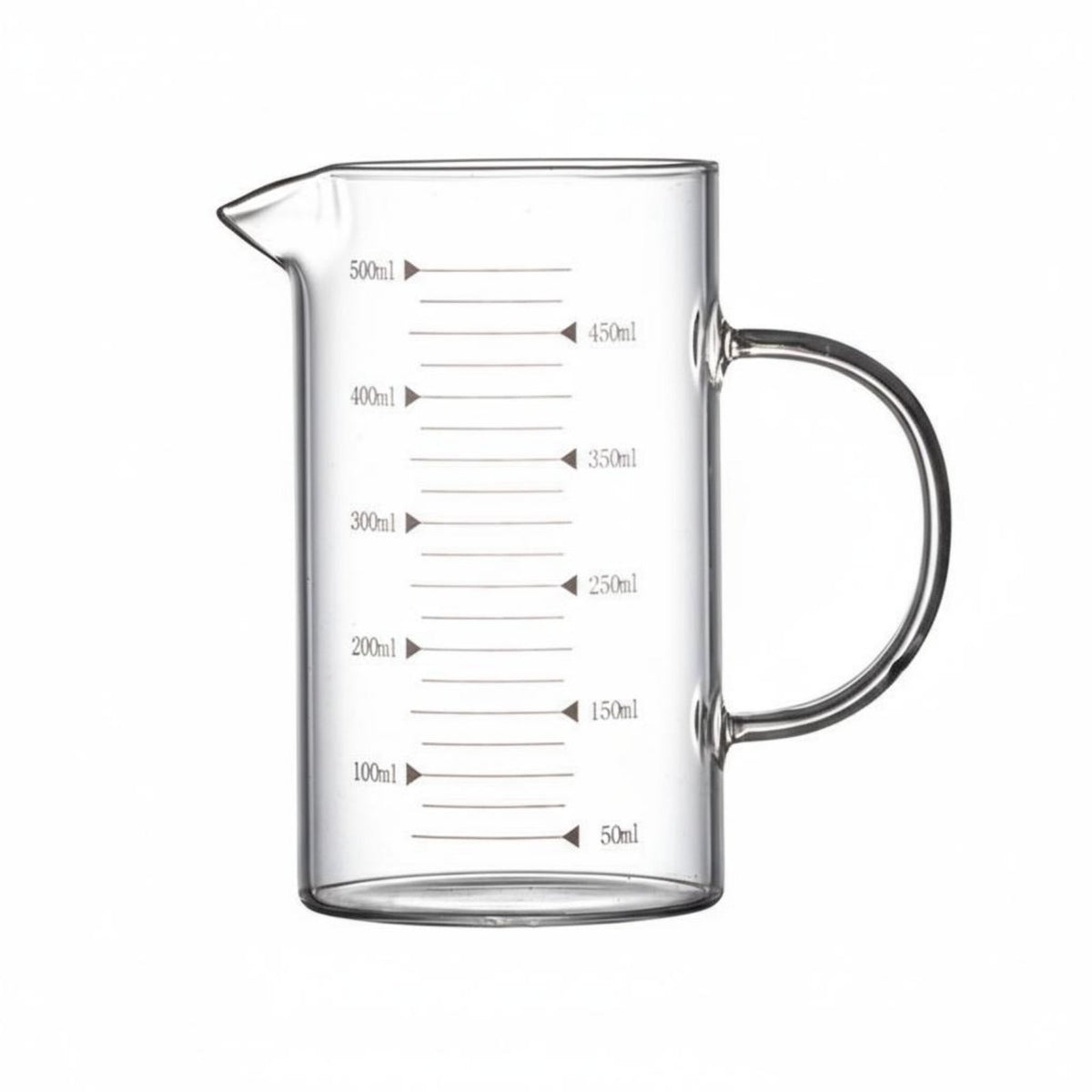 Heat Resistant Glass Measuring Cup Clear Scale Markings Borosilicate Glass Measuring Jug Large Capacity for Bakers, Cooking, Laboratory, Bar