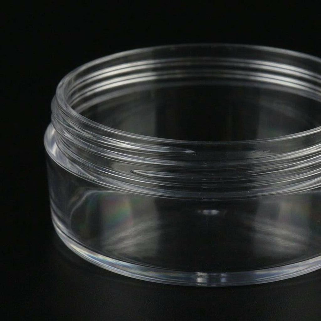 Clear Acrylic Display Case Round Storage Container with Lid, Desktop for Jewelry Boxes for Women, Small