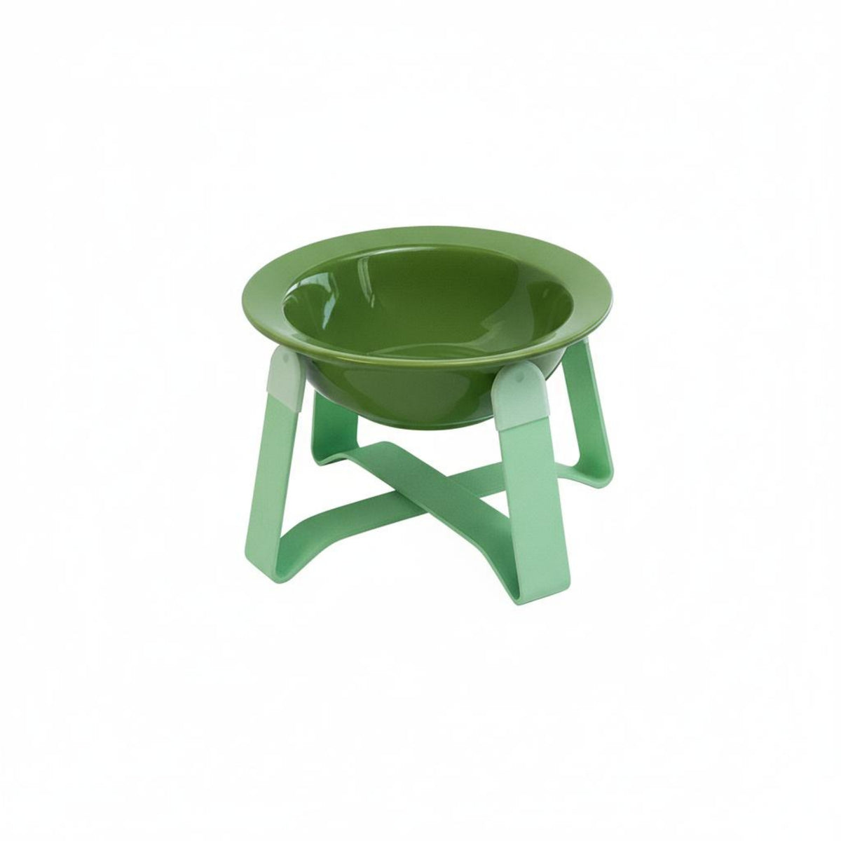Ceramic Pet Bowl with Stand Detachable Design Elevated Cat Bowl Dishwasher Safe