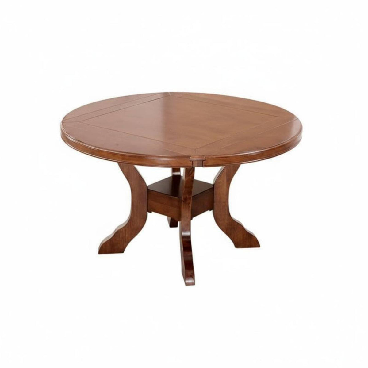 Expandable Design Extendable Square-tocircular table two-in-single Shape Household Furniture Space-Saving Folding Leaves for Apartment Dwellers, Small Families, Homeowners, Dining Room, Kitchen
