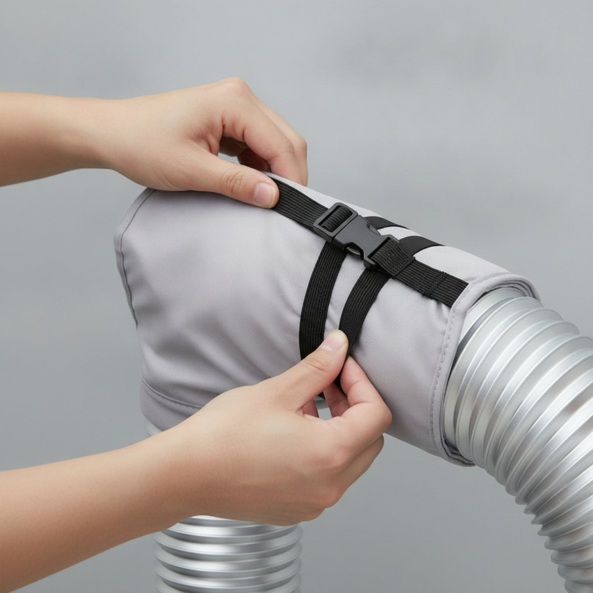 Adjustable Portable A and C Hose Insulation Sleeve Wraparound Portable A and C Hose Insulation Cover Washable Foldable for Apartment
