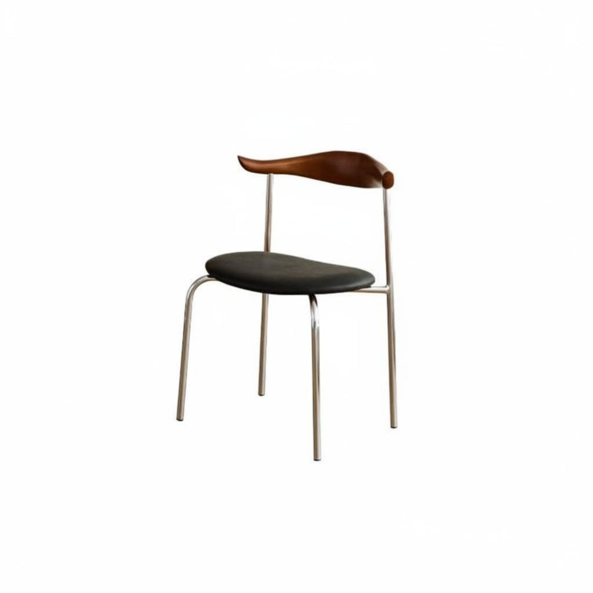 Curved Back Chair Nordic Design Indoor Furniture Versatile Design