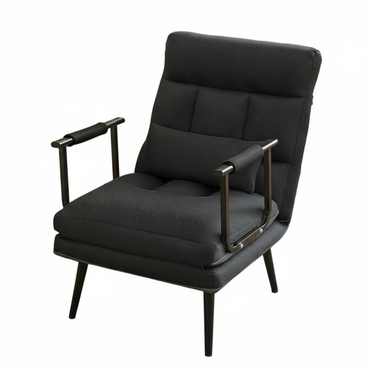 Foldable Nap Chair Lightweight Padded Folding Armchair Sturdy Frame for waterside