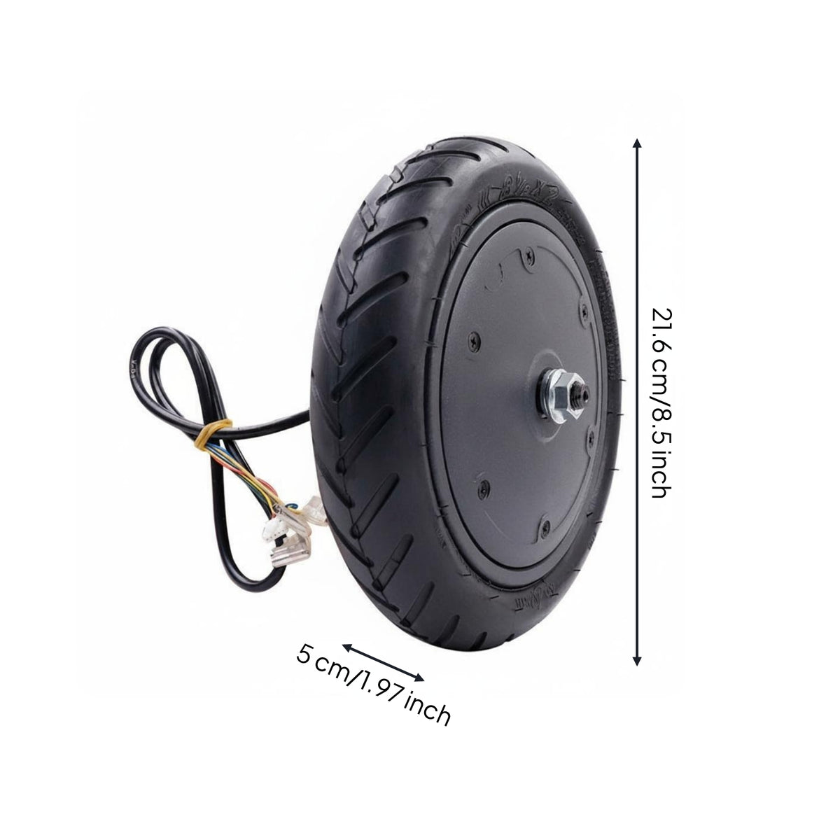 36V 350W Motor Easy Install Wheel Motor Heat-Resistant Bearings Vehicle Part for Replacement