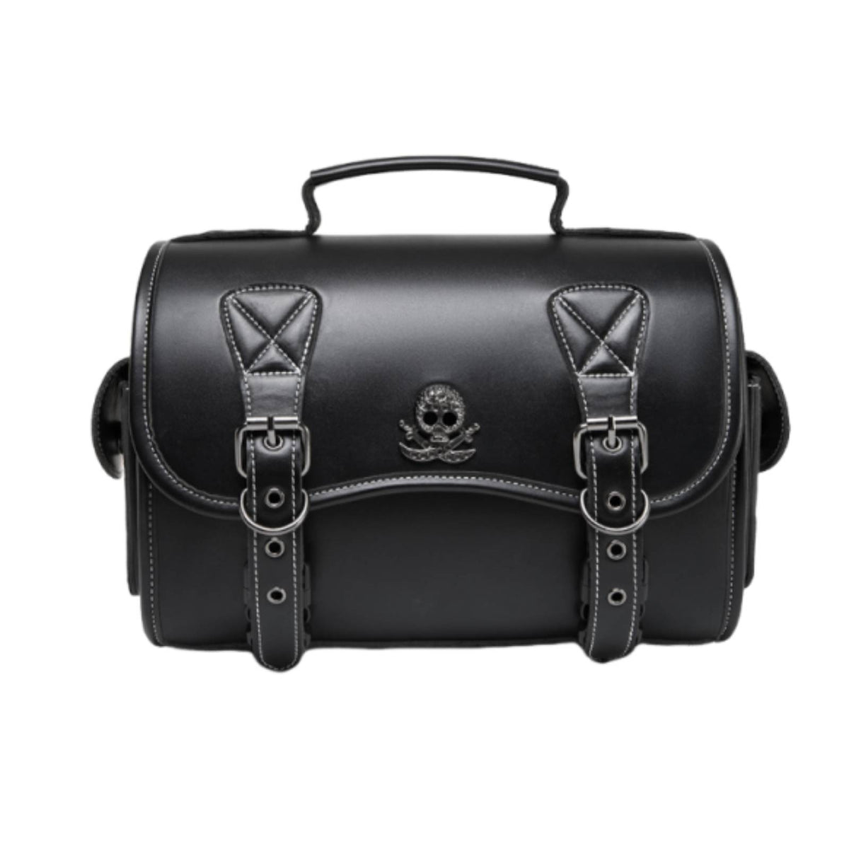 Motorcycle Saddlebag Rigid Motorcycle Bag with Strap Biker-Chic Saddlebag with Strap for Motorcyclists