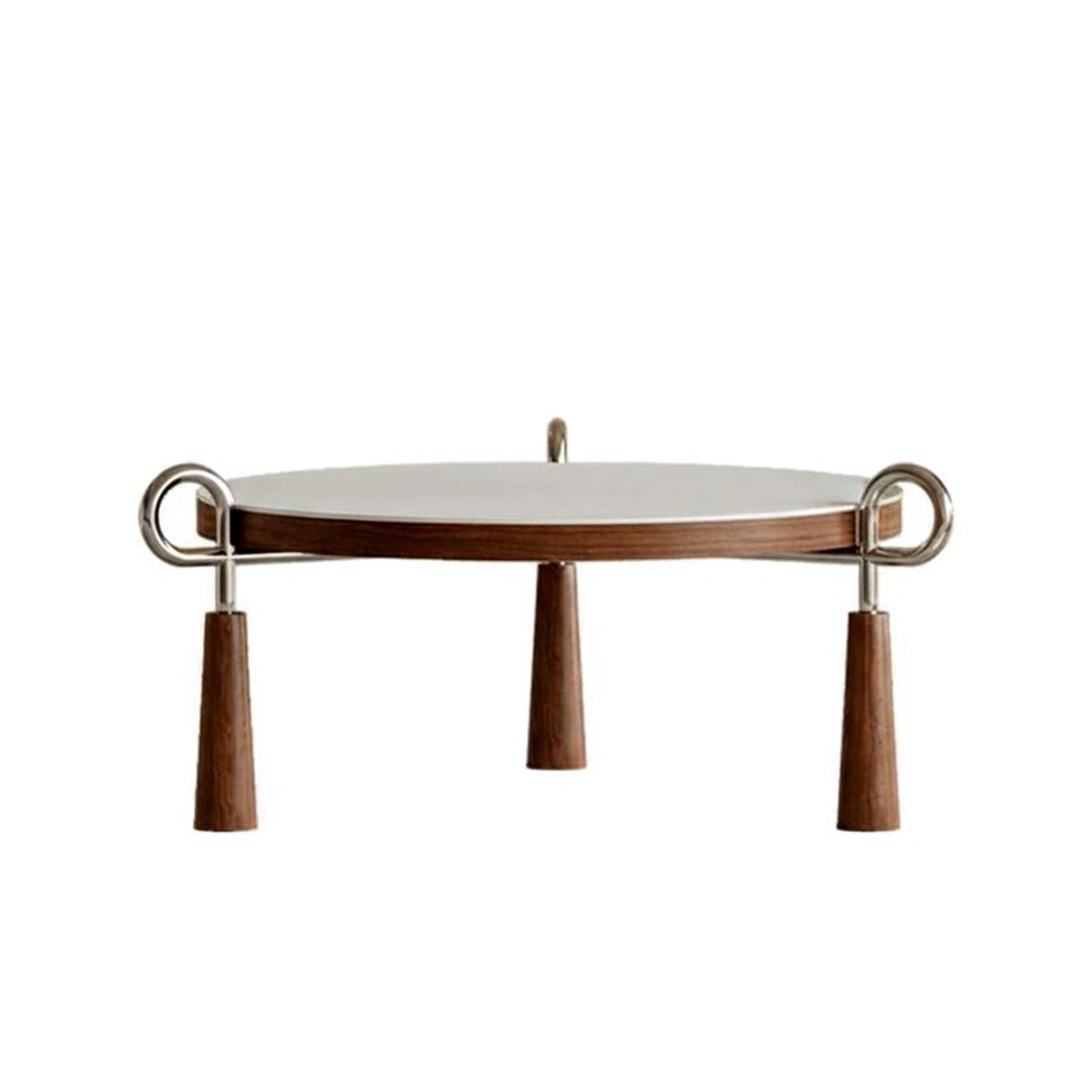 2 Pieces Minimalist Design Nesting Round Tables Modern aesthetic Round Nesting Table Set Designer Look Living Room Centerpiece Space-Saving for Homeowners, Apartment Dwellers, Interior Designers, Lounge Area, Small Spaces, Office, Bedroom