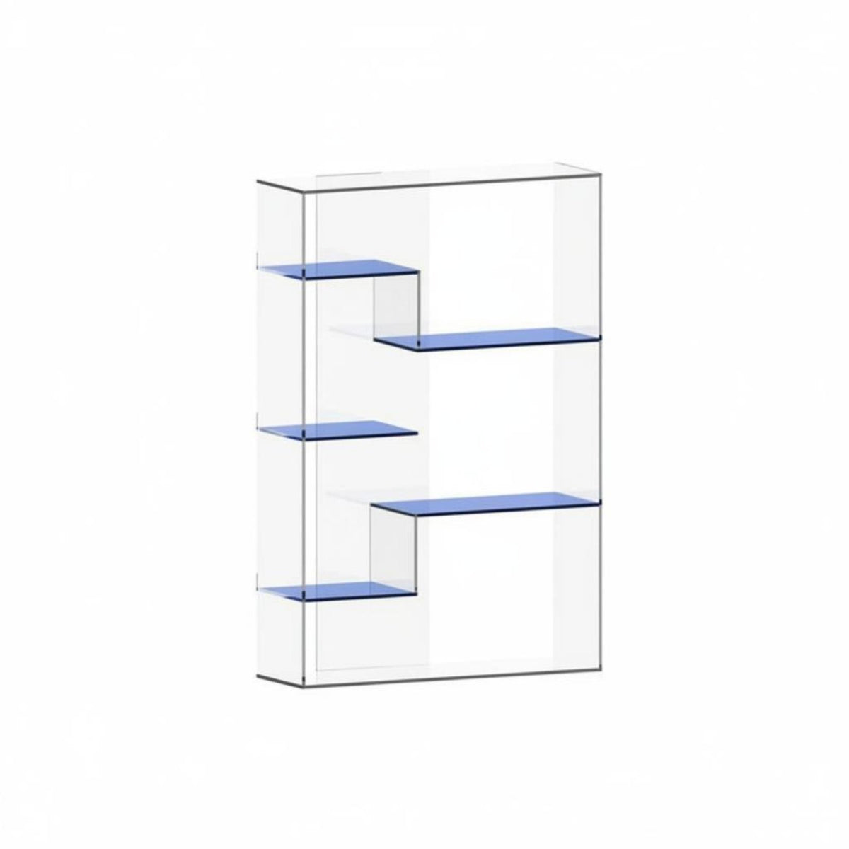 Clear Multi-Tier Stand Transparent Design Display Shelf Openroom arrangementSaving for Collectors, Homeowners, Study