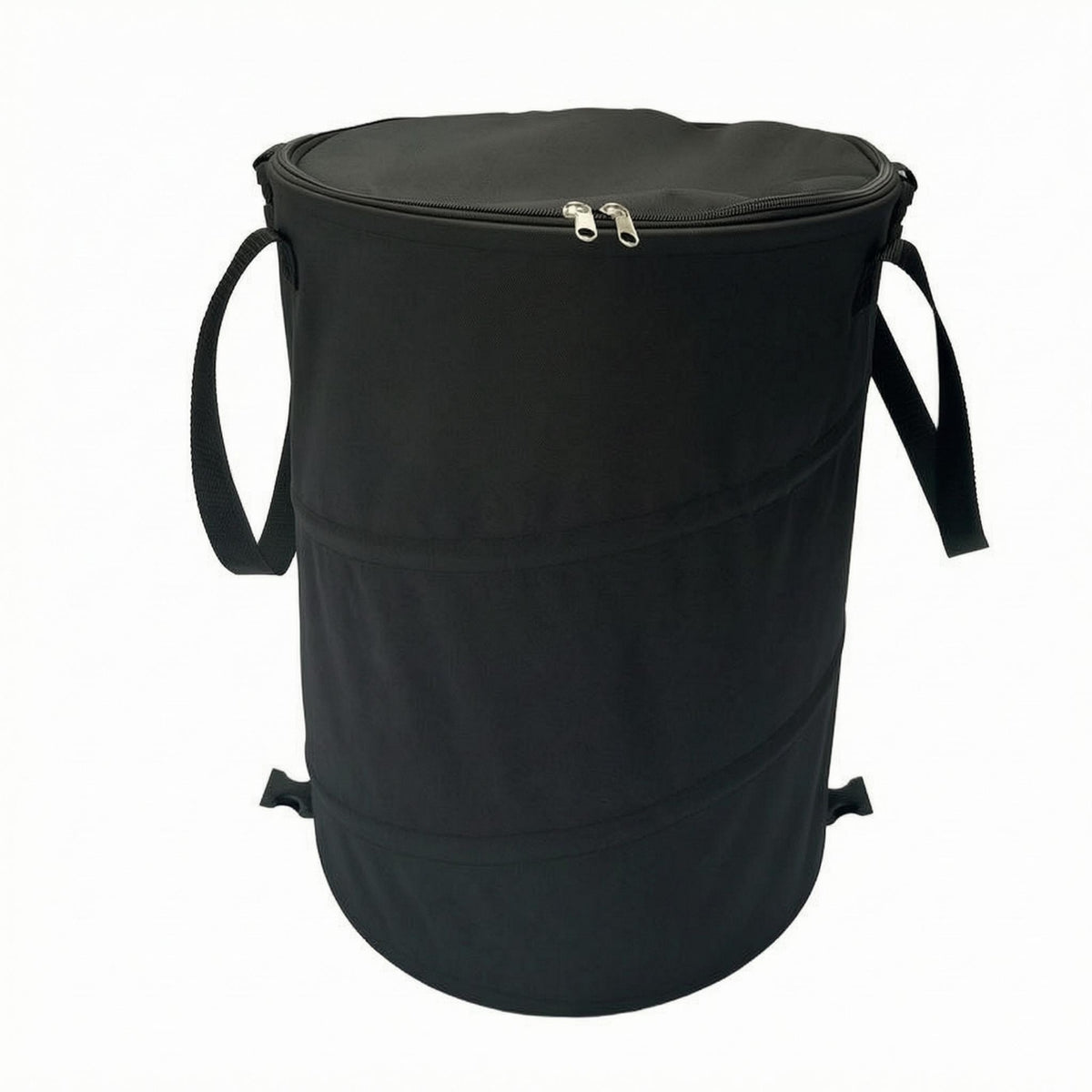 Foldable Trash Bin Cylindrical Outdoor Container