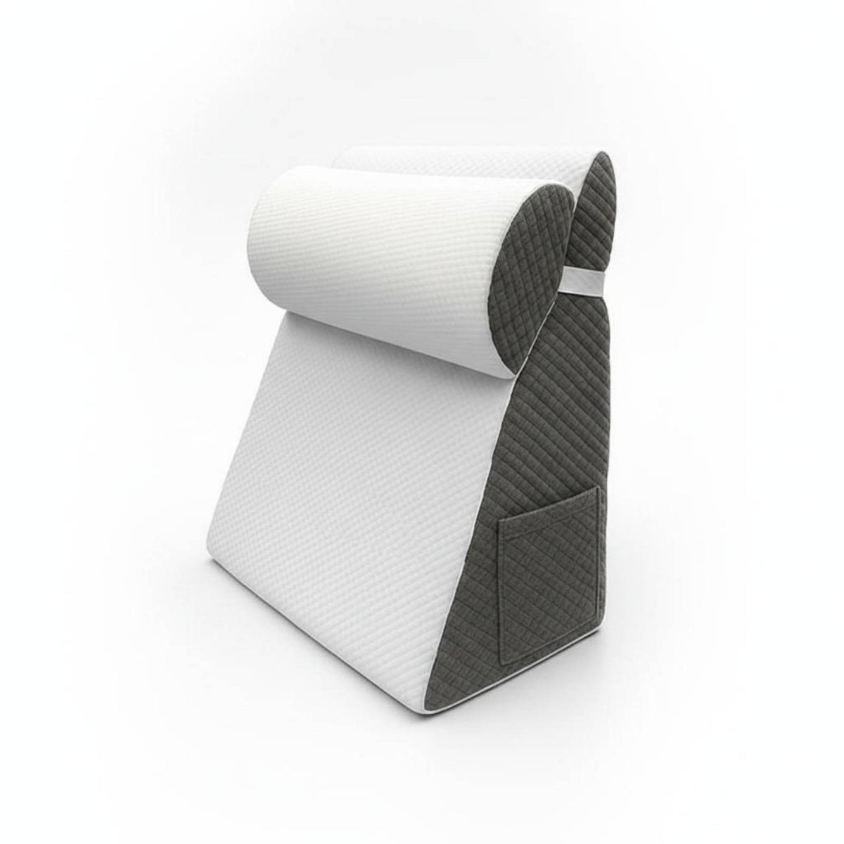 2 Pieces Triangular Backrest Cushion Quilted Triangular Back Pillow